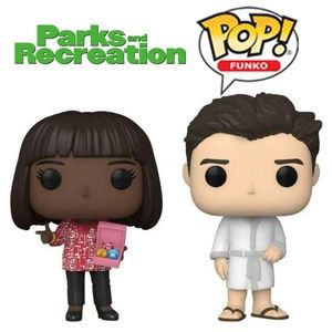 Funko POP!  Parks & Recreation Donna & Ben Treat Yo'self 2-Pack